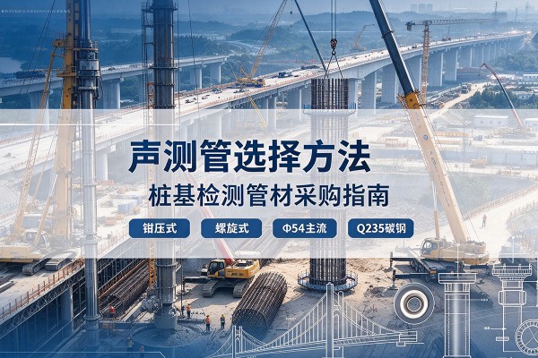 茫崖声测管选型标准